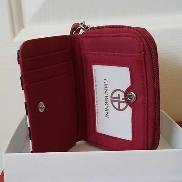GIANIBERNINI WALLET TRIPE RED - Picture 6 of 6
